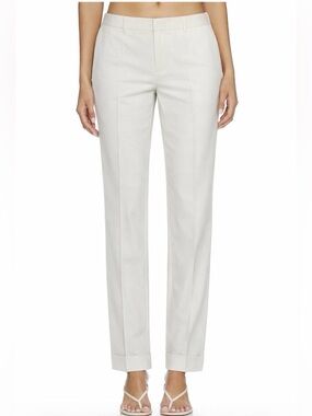 VOGUE “must have” for 2026 Jil Sander Women's Cream Cuffed Pants Size 8